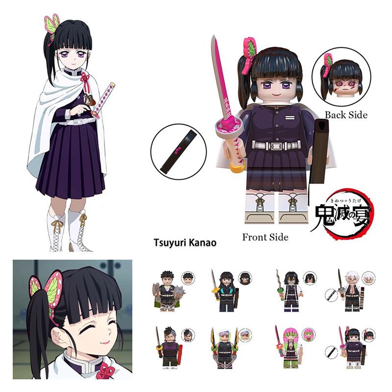 Slayer Assembled Demon Building Blocks Iguro Obanai Kanroji Mitsuri Puzzle Toy