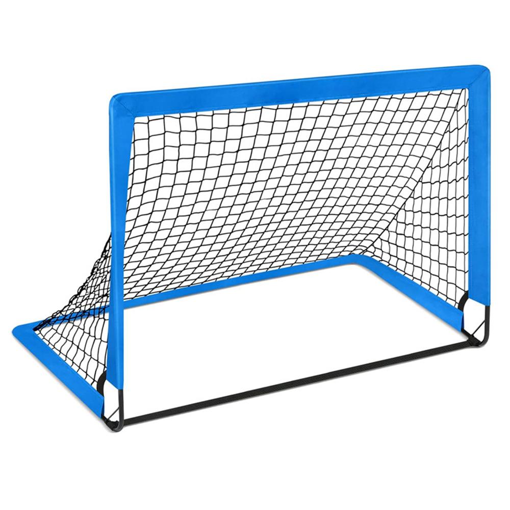 1/2pcs Kids Soccer Goals for Backyard 4x3 ft Portable Soccer Nets Outdoor Sport Training Equipment Soccer Goal with Carrying Bag