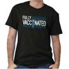 Fully Vaccinated Syringe Political Protest Womens or Mens Crewneck T Shirt Tee