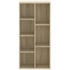 Study bookcase, living room decorative shelf, shoe rack in the entrance area, multifunctional storage shelf, 50x25x105 cm