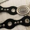 Leopard Women's Rivet Belt Vintage Dress Jeans Belt Leather Waistband  Waist Accessories