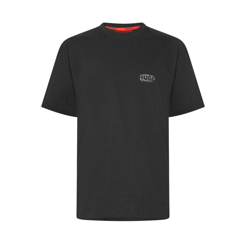 Hugo Mens Spray Logo Regular Short-Sleeved T-Shirt