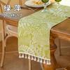 Tasse Table Runner Vintage Printed Pastoral Style Placemat Sideboard Cabinet Dust Cover Room Dining for Home Party Table Decor