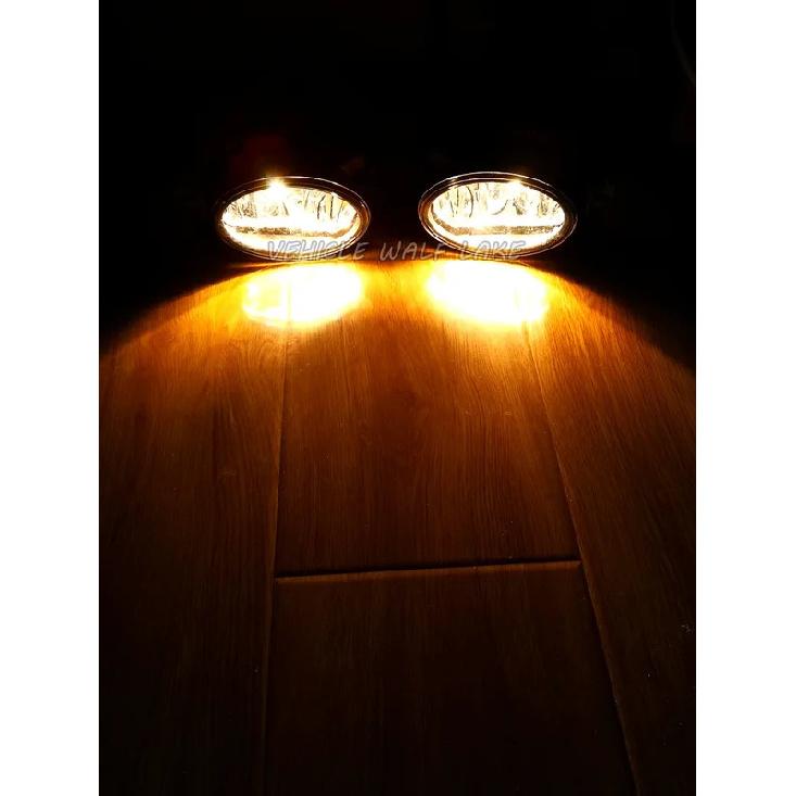 For Mercedes Benz C Class W204 AMG 2008 2009 2010 Car-Stying Front Fog Lamp Light With Bulbs + Grille Cover