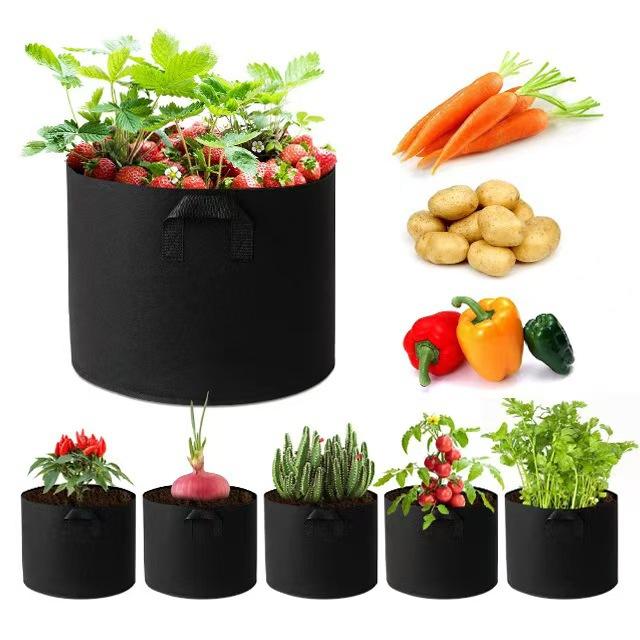 Felt Plant Grow Bags Fabric Grow Pots Strawberry Vegetables Planting Pots Flower Planting Containers Home Garden Tools