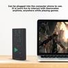 Portable Mini Voice Changer Sound Card for Live Streaming, Male To Female Voice Change with One Click, 4 Sound Effects