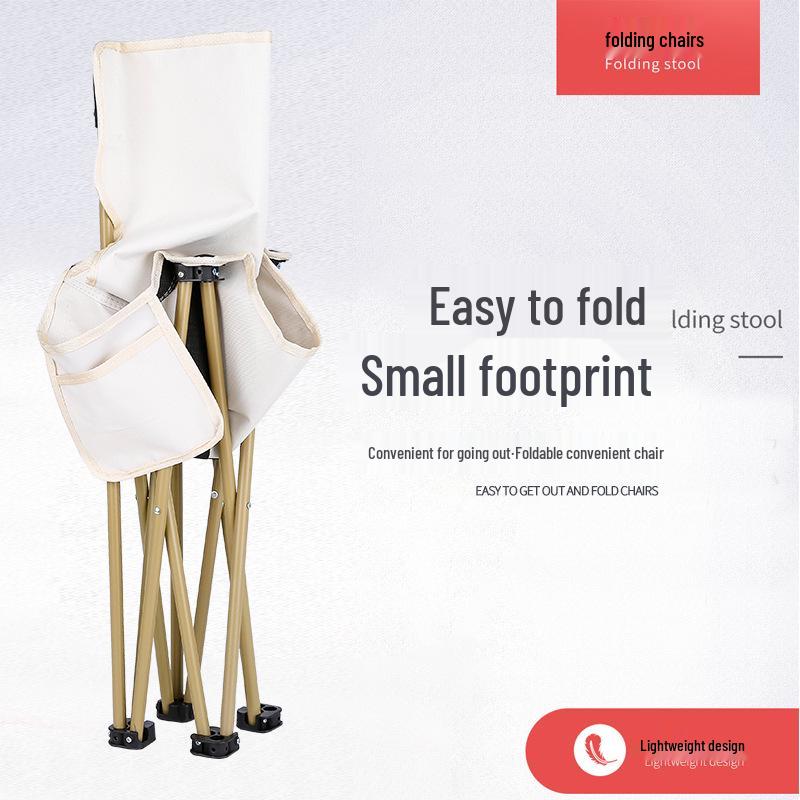 Portable Folding Camping Chair - Compact Outdoor Stool for Sketching and Fishing