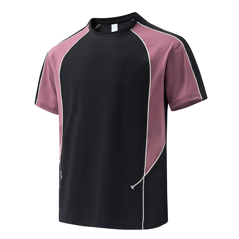 

Мужская футболка с коротким рукавом, летняя, из ледяного шелка, повседневная, свободная, с рукавом три четверти, дышащая мужская футболка XXXL