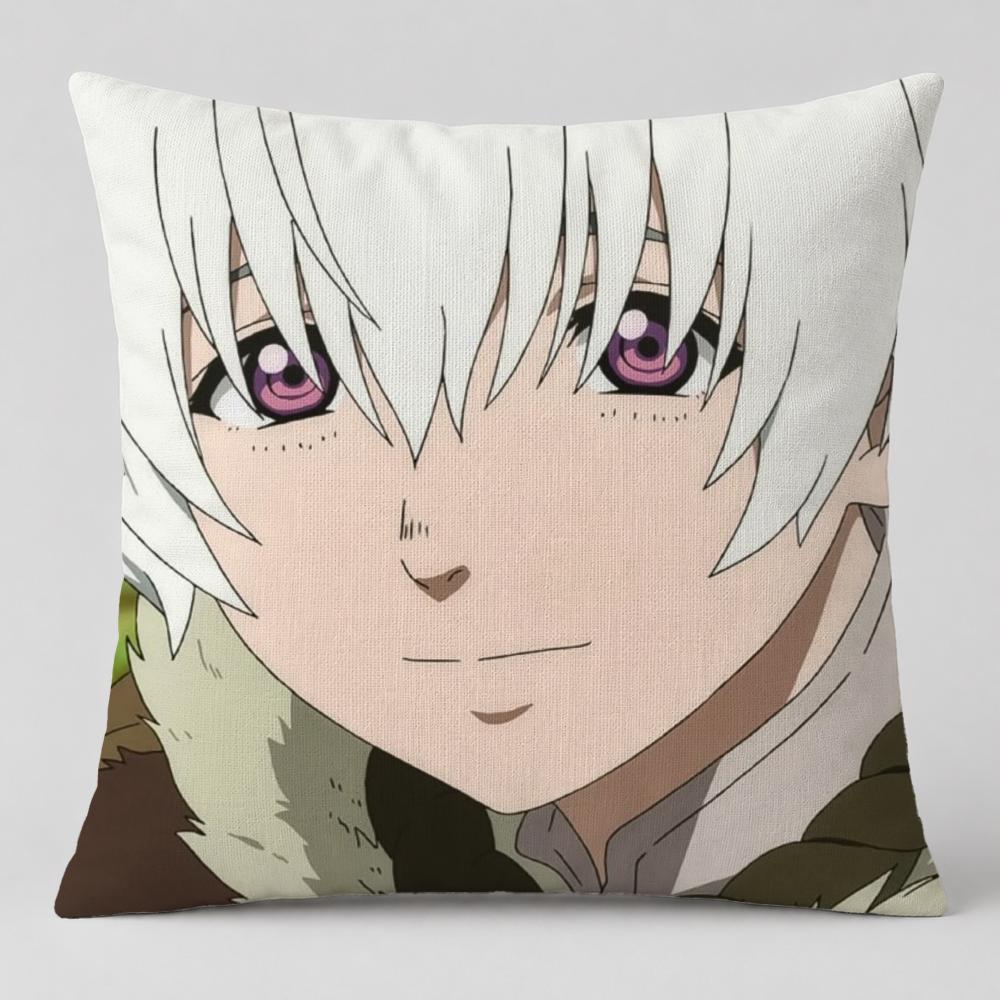 Anime To Your Eternity Cushion Cover Short Plush Cushion Cover Double Sided Print Washable Sofa Pillowcase Home Decor Gift