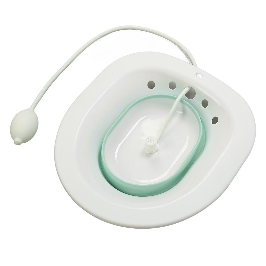 Sitz Bath Folding Multifunctional PP Silicone Toilet Seat Sitz Bath for Hemorrhoid Postpartum Care
