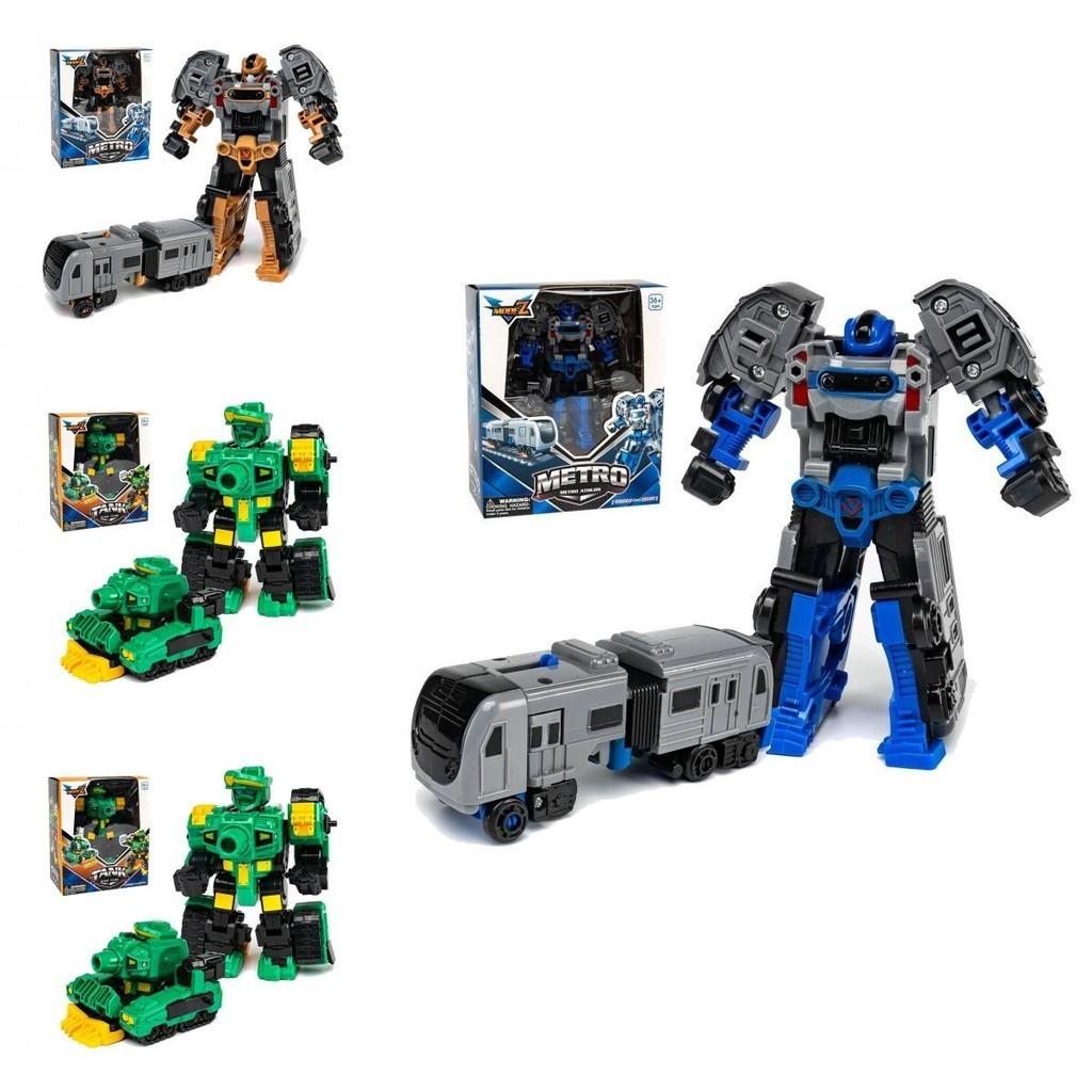 Transforming Car Robot Mech Action Figure Toy Cartoon Collectible With Puzzle Assembly Plastic Material