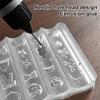 Gel Sculpté Pour Nail Mold 10G Gel UV Noir Rose Colle Translucide Outil Moule Acrylique 3D Nail Saloon Art des Ongles DIY Colle