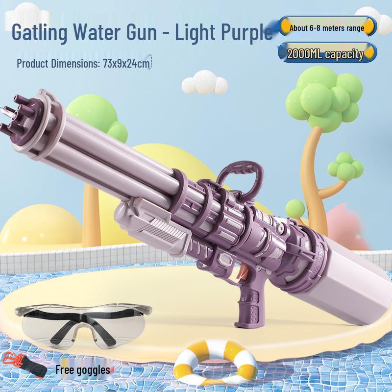Extra Large High-Pressure Water Gun for Kids - Pull-Type, Large Capacity, Perfect for Water Fights