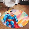 Superuomo (14) Tappeto Rotondo per Ufficio Tappeto Decorativo per Pavimento per Ufficio Camera da Letto Soggiorno e Spazio Domestico