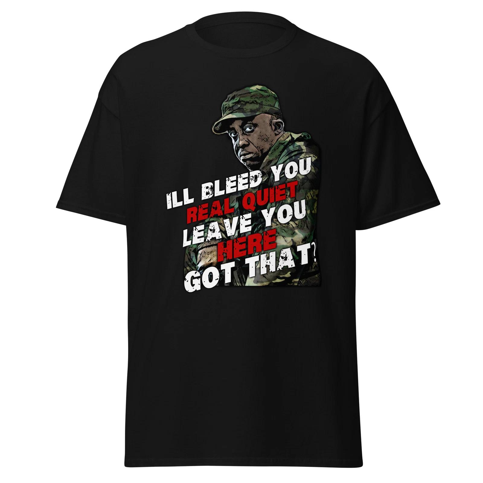 Men s and Women s T-shirts Predator T-Shirt - Mac: I ll Bleed You XXL