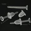 50Pcs/Set Unisex Clear Plastic Earring Post Ear Pins Backs DIY Jewelry Accessory