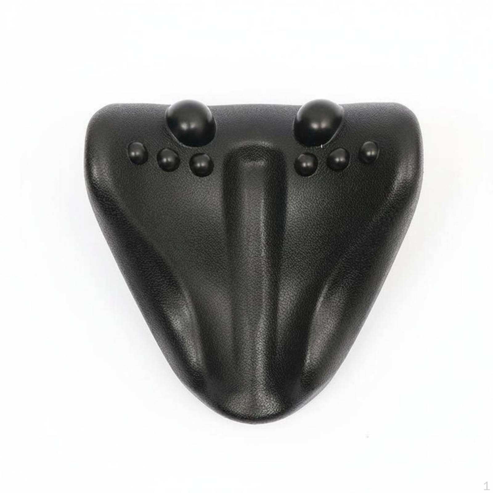 Cervical Massage Pillow Relief Neck Ergonomic Shape Black 188110195 Black 188-110-195
