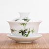 Chinese Traditions Gai Wan Tea Set Bone China Tea Sets Dehua Gaiwan Tea Porcelain Pot Set For Travel Beautiful And Easy Kettle