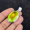 Faceted Lemon Topaz Pendant Original Gemstone Pendant Handmade Pendant Dainty Jewelry 925 Sterling Silver Pendant Gifts for Him Boho Jewelry
