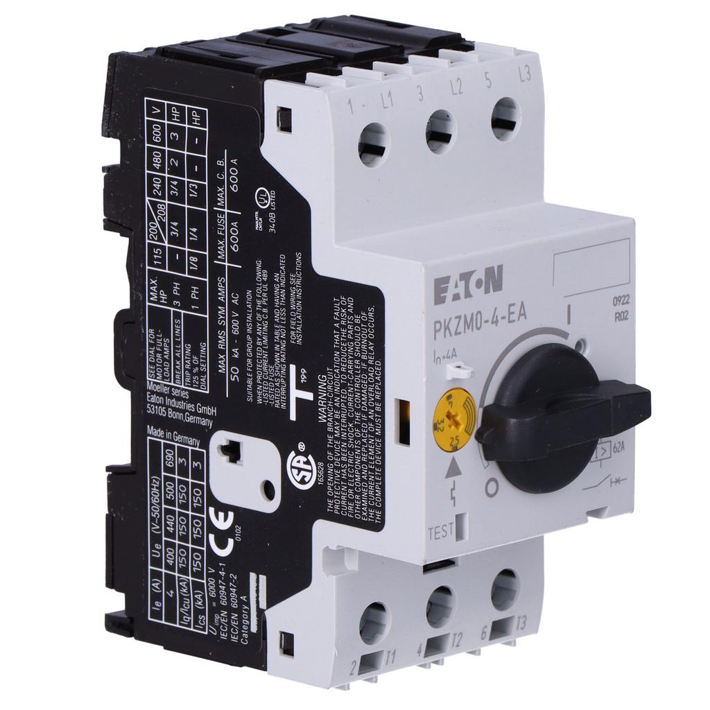 Motor circuit breaker PKZM0,Ir=2.5-4A PKZM0-4-EA
