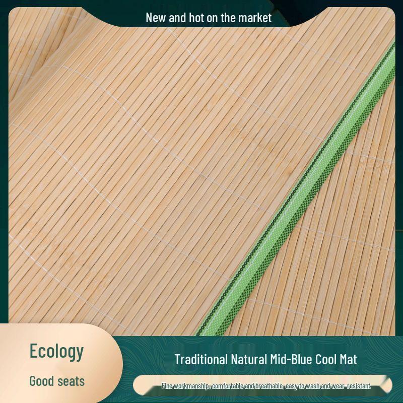 Bamboo Mat Collection: 0.45m, 0.75m, 0.85m, 1m, 1.2m, 1.5m Summer Mat for Home, 1.8m Dorm, New Style.