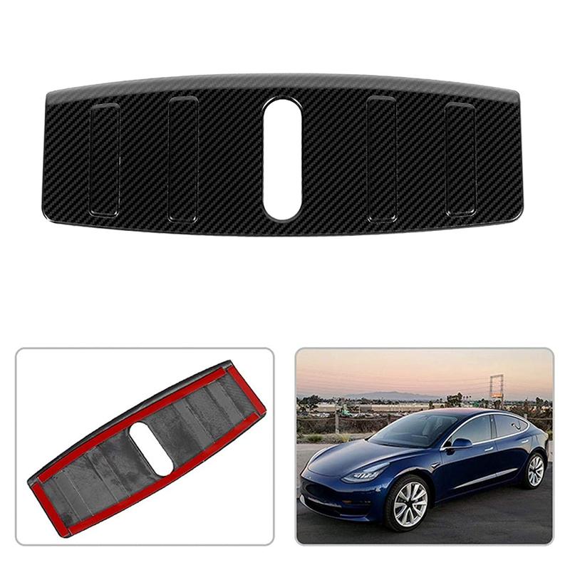 Car Front Hood Protector Sill Plate Cover Frame Buckle Stainless Steel Plate For Tesla Model 3 2018