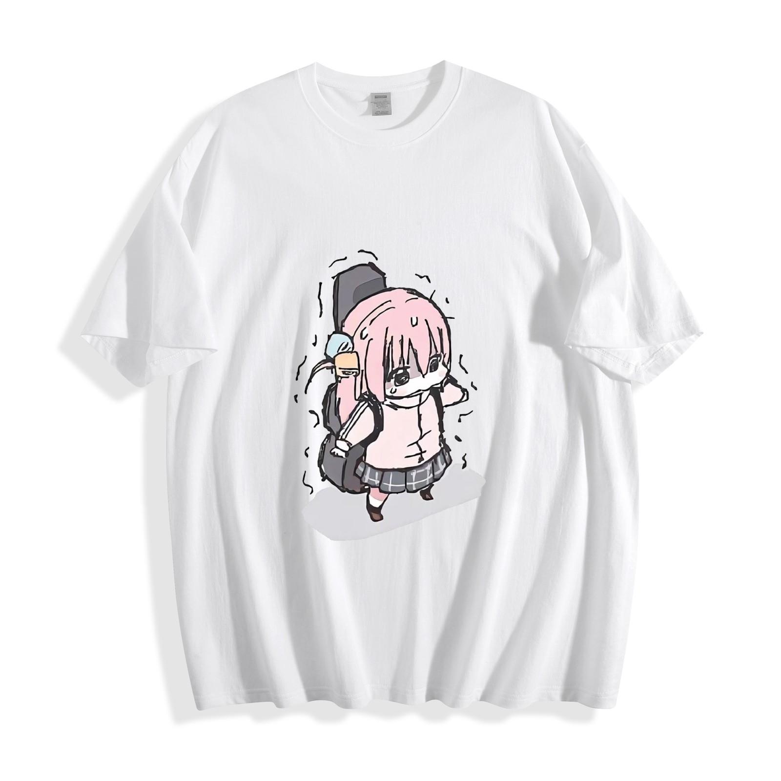 Bocchi the Rock! Hitori Gotoh Anxious Backpack Chibi T-Shirt S