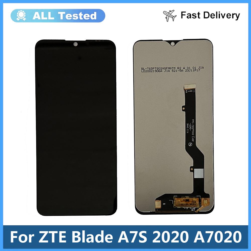 LCD Screen and Digitizer Full Assembly For ZTE A7S 2020 A7020