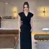 2024 Summer Solid Color V-neck Sleeveless Elegant Slimming Long Dress