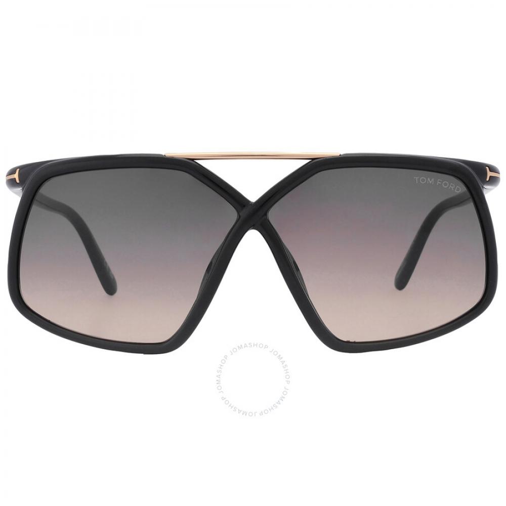 

Мужские солнцезащитные очки Tom Ford Meryl Smoke Gradient Butterfly FT1038 01B 64