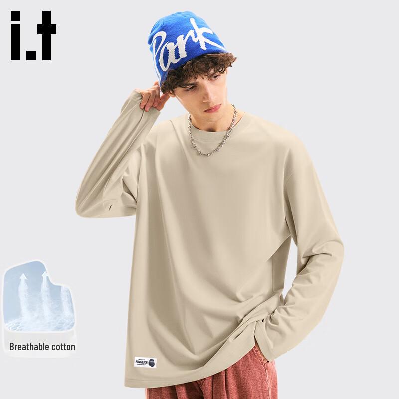 Fingercroxx Men s Loose Fit Long-Sleeve Cotton T-Shirt M