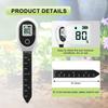 0-99% Soil Moisture Meter LCD Accurate Moisture Detector For Agriculture Garden Lawns Greenhouse Potted Plants