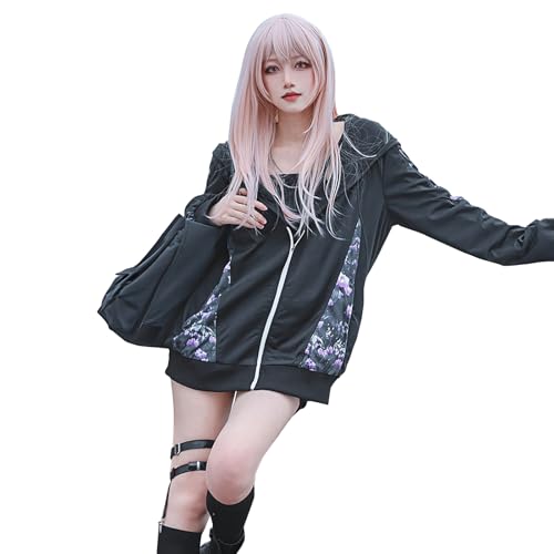 [молочное время] Project Sekai Мизуки Акацукияма Косплей Хэллоуин Черное Худи (M)