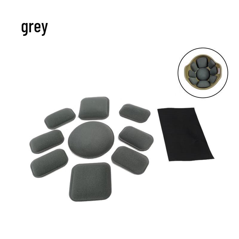 Tactical Helmet 9-Piece Sponge Pad Set