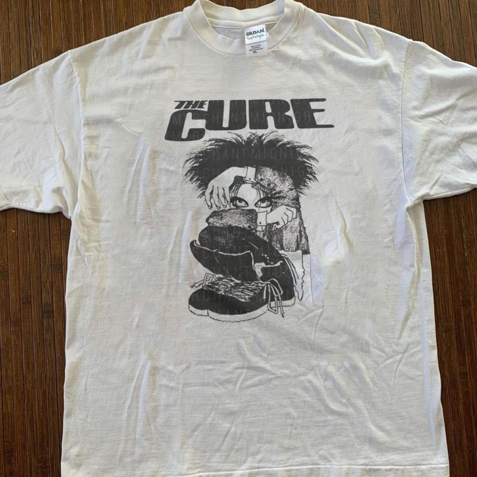 The Cure white tee, band tees, unisex, 90style 2XL