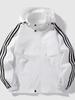 2023 Unisex Three-Stripe Sports Jacket: Trendy Spring/Autumn Outerwear for Couples