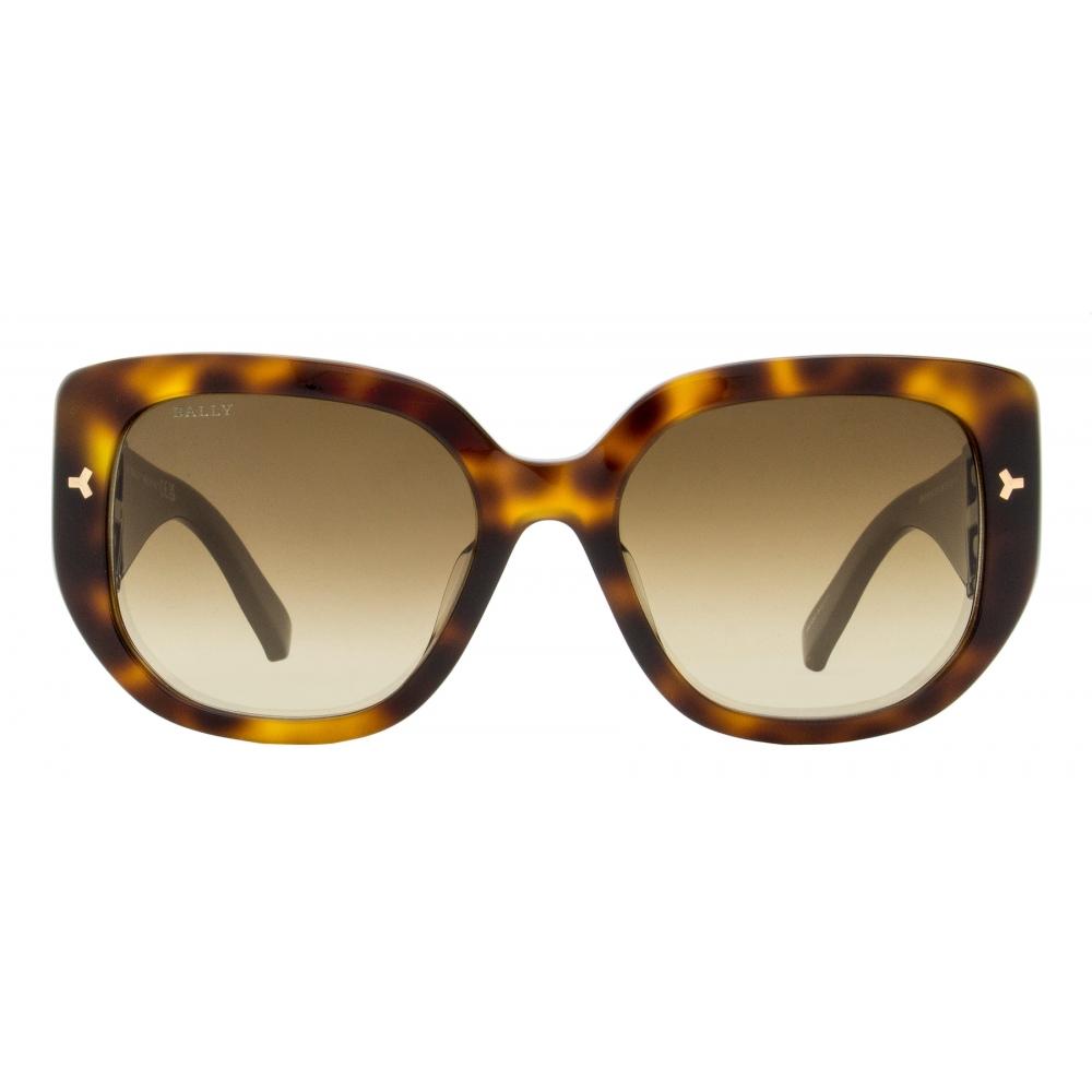 Bally Women S Butterfly SunglaSSeS By0105h 53f Blonde Havana 56mm 53f
