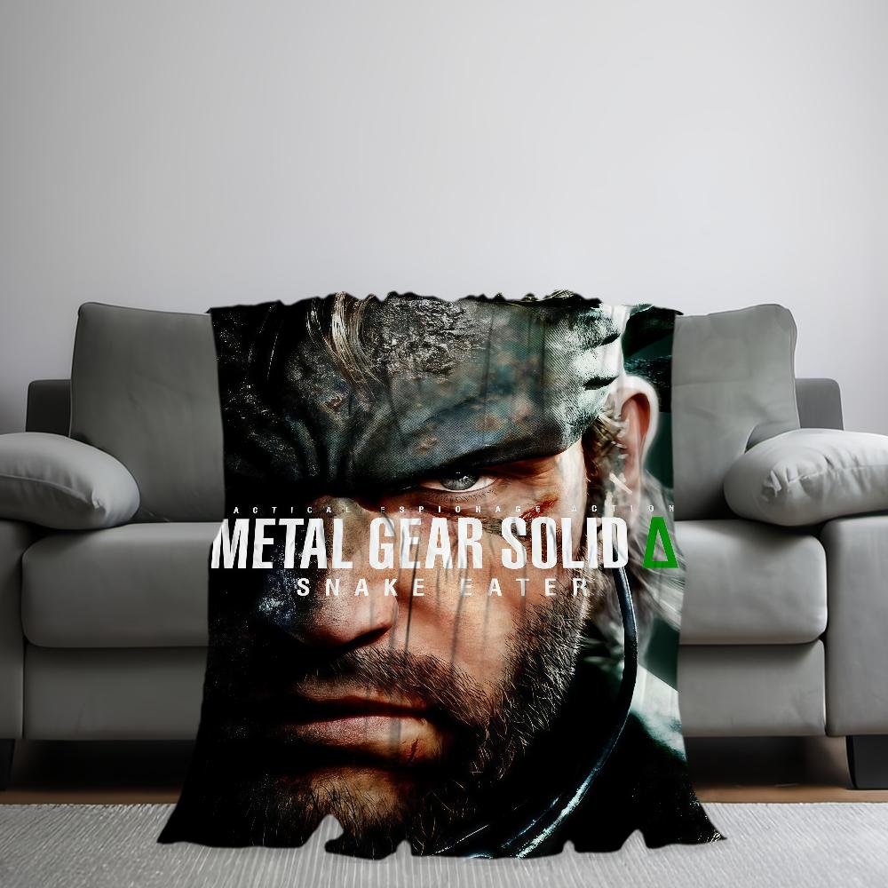 M-Metal G-Gear S-Solid Delta Snake Eater Flannel Warm Comfort Soft Plush Blanket For Picnic Beds Sofas Homes And Bedrooms