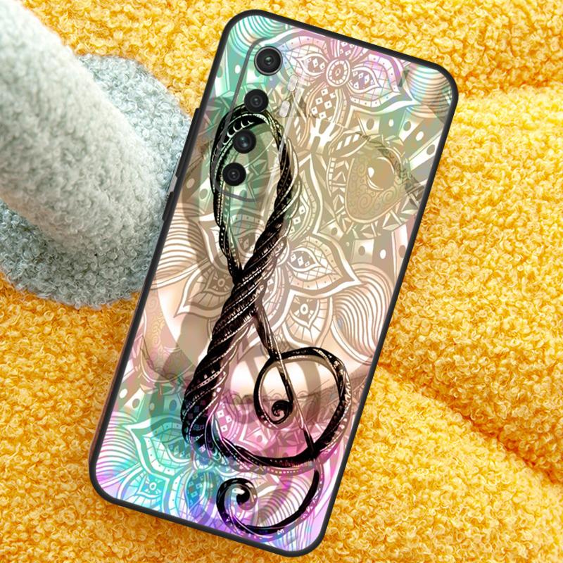 Music Note Musical Treble Clef Case For Xiaomi 15 14 Ultra 13T 14T 15T 17 Pro Max Cover For POCO X7 F8 Pro X3 X5 X6 F5 F6 F7