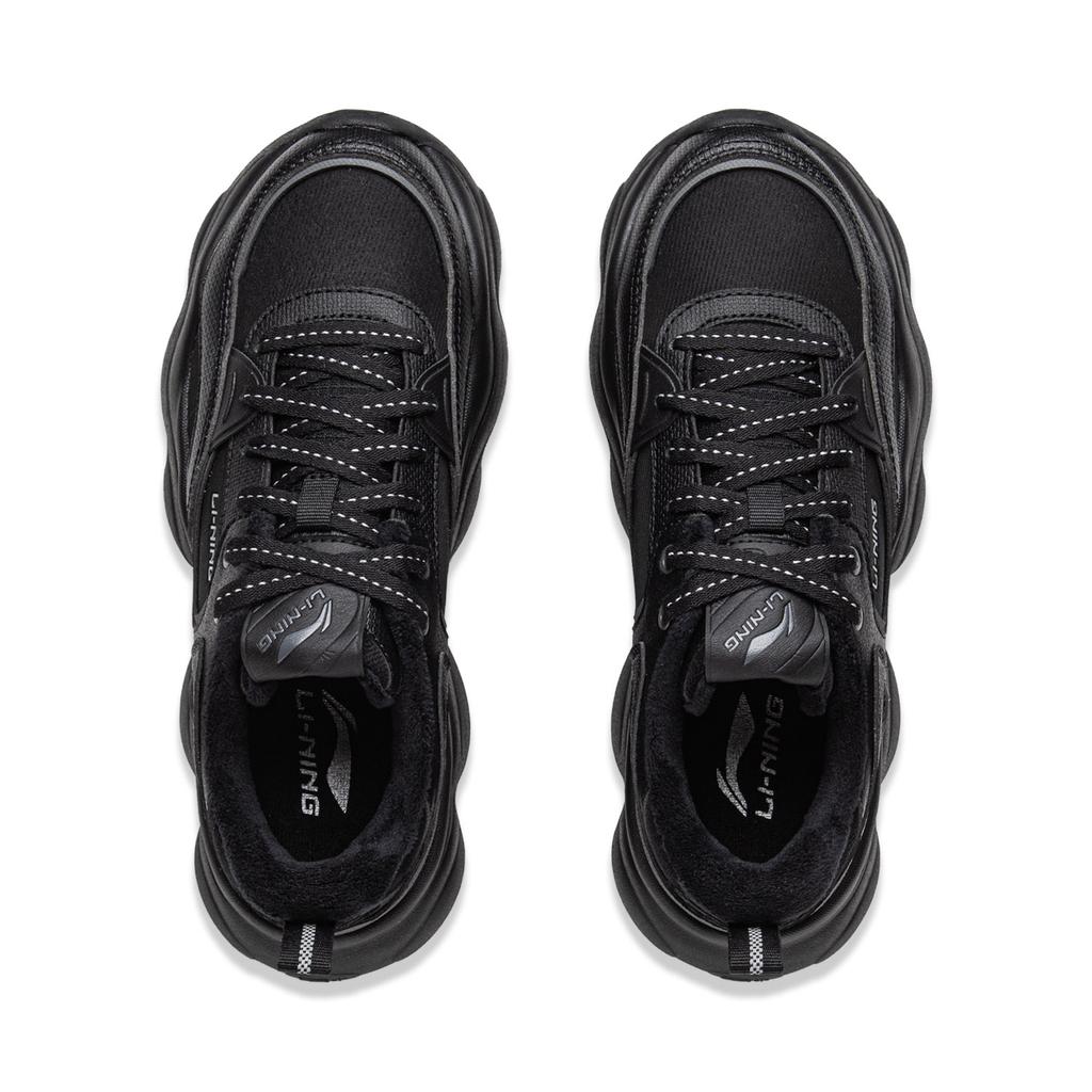 Li Ning Cloud Cushioning Slip Resistant Abrasion Resistant Lightweight Thermal Rebound Low top Casual Shoes Women's AGCV324-7
