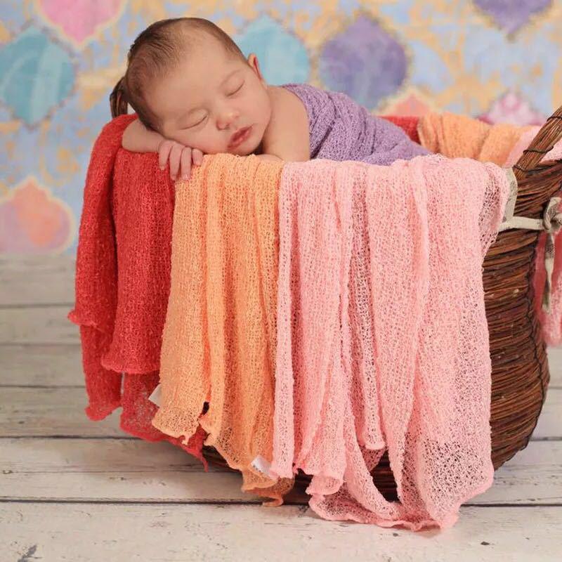 Elastic Newborn Photo Wrap: Swaddle Cloth for Baby Photography