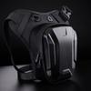 Adjustable Motorcycle Leg Mounted Hard Case Organizer Polyester Storage Bag for Phone Keys tool During Long Rides