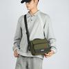 Durable Crossbody Bag Men's Large Capacity Water-Repellent Shoulder Bag Commuter Business Handbag