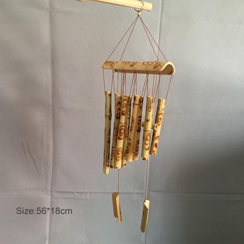 Handmade Antique Tubes Bell Bamboo Wind Chimes Pendant Balcony Outdoor Yard Garden Home Decor Windchime Wall Hanging Crafts