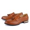 New British retro tassel small leather shoes Fashion hairstylist Personalized trendy shoes Korean version trendy men's shoes