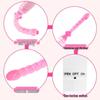Electric Vibrating Silicone Anal Plug with Pull Beads - Erotic Massager for Women