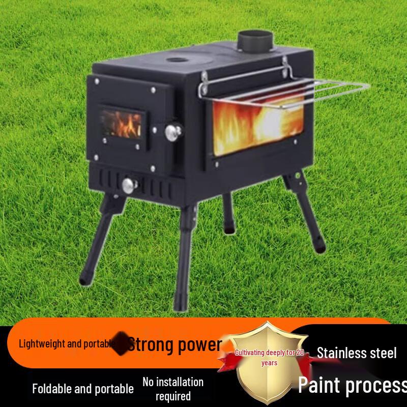 Beifu Туристическая палатка для кемпинга, дровяная печь-обогреватель