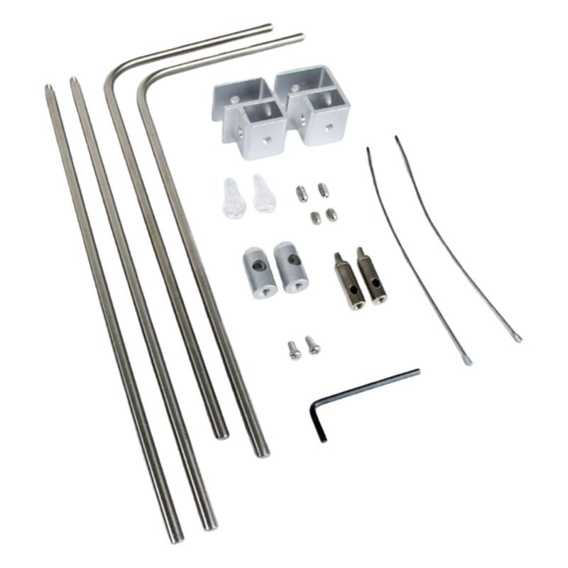 Универсальная лампа для аквариумов, монтажная рама, простая установка, долговечность, алюминиевая опора для света аквариумов