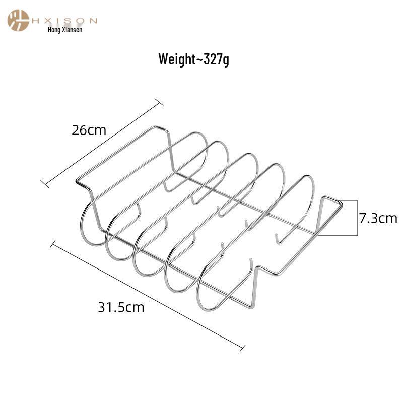 Non-Stick Air Fryer Grill & Barbecue Rack for Steak, Chicken, Ribs, and Lamb