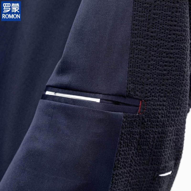 ROMON Men's Slim Fit Business Casual Blazer